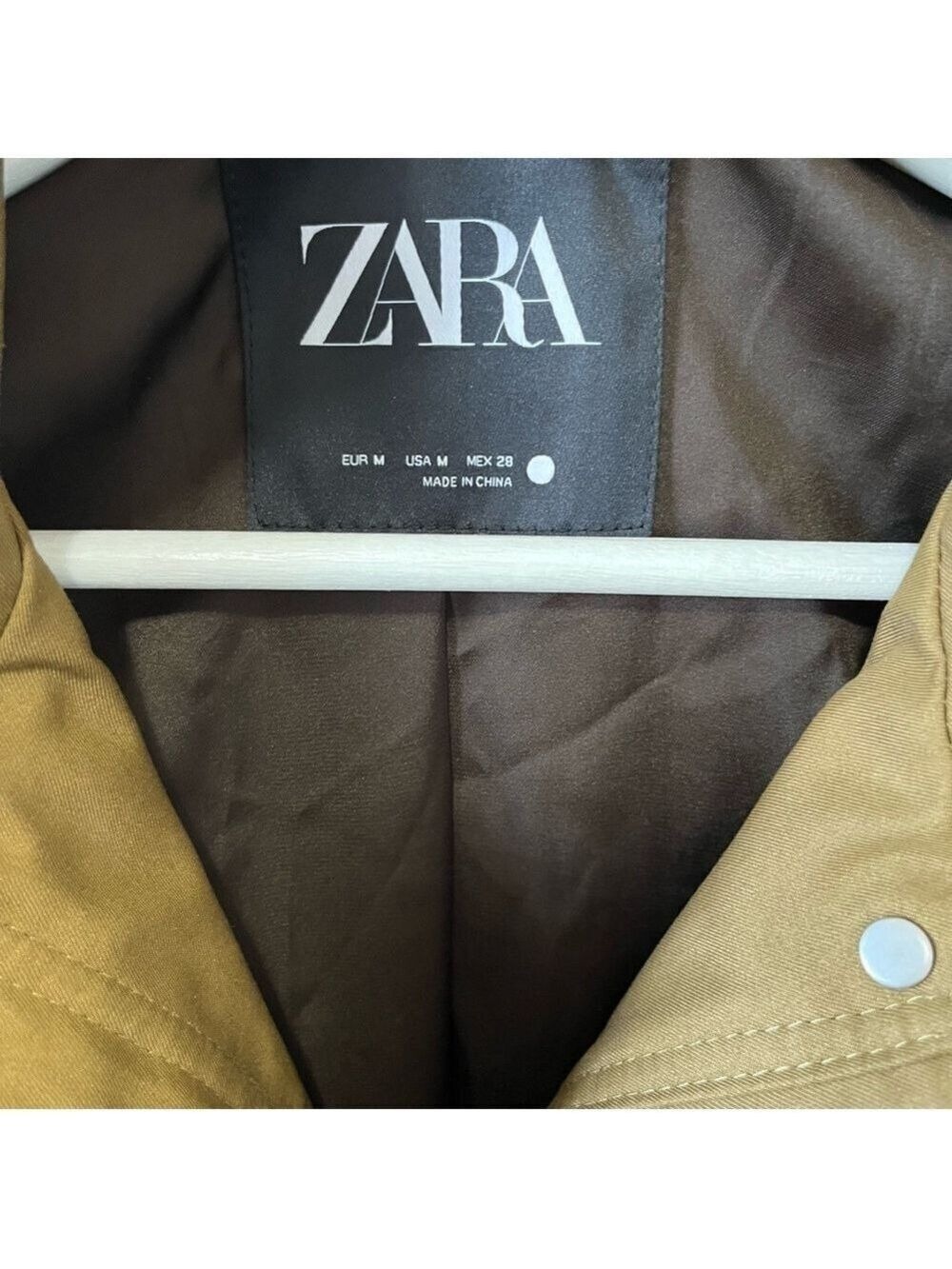 NWOT ZARA COLLECTION Pocket Jacket Water Repellent Barn/Utility Jacket Size M - Picture 13 of 16